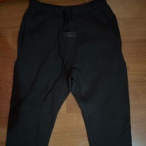 Essentials Black Lounge Pants (XXS)